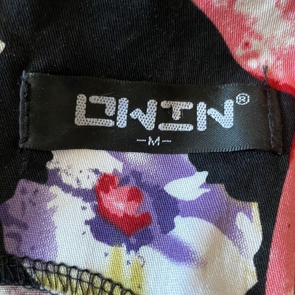 OWIN Floral Botanical Spring Garden Print Swing Dress Size Medium - Picture 8 of 9